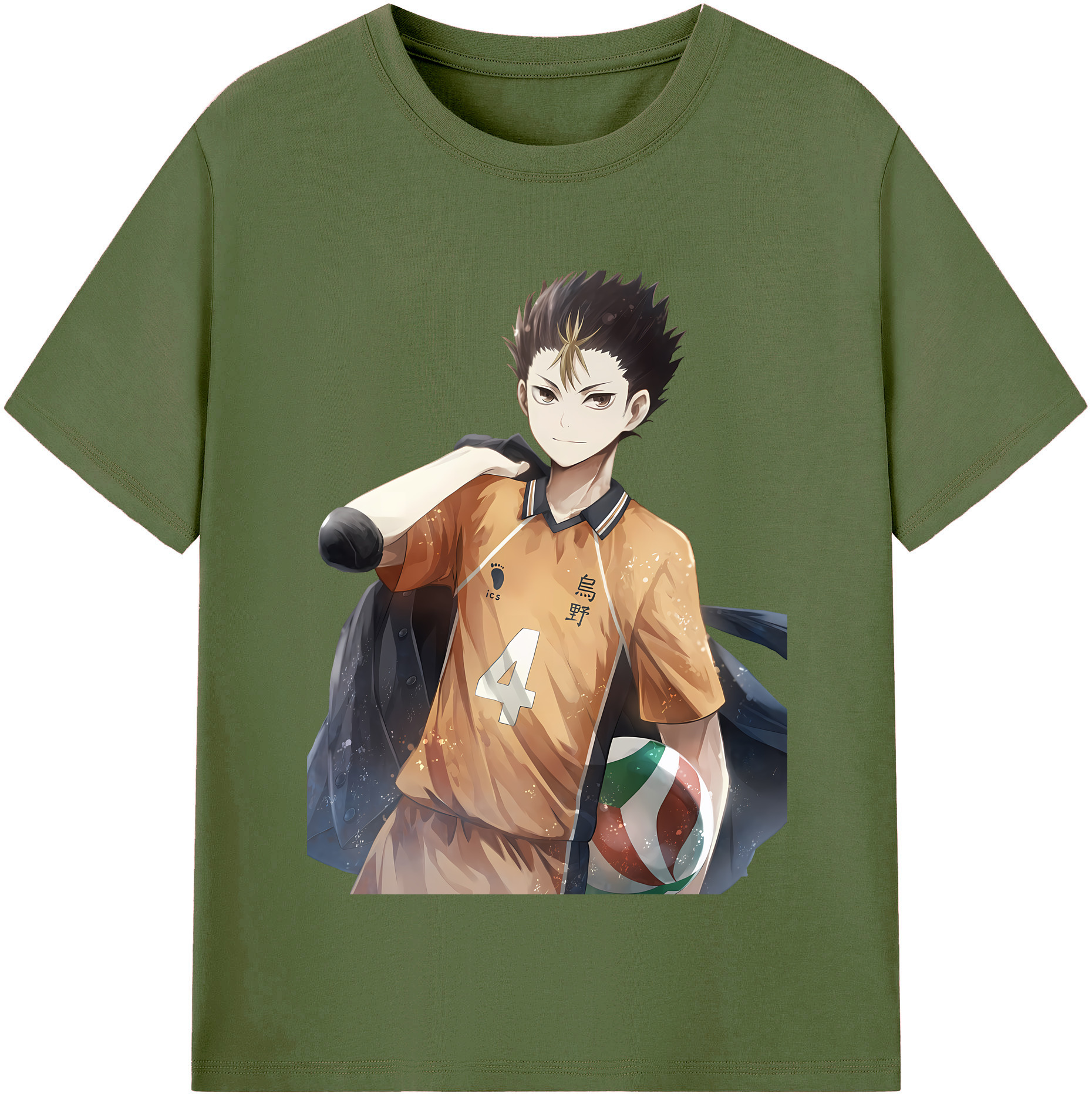 （画像用） ハイキュー!! Haikyu!! 綿100％半袖Tシャツ（フロントプリント）